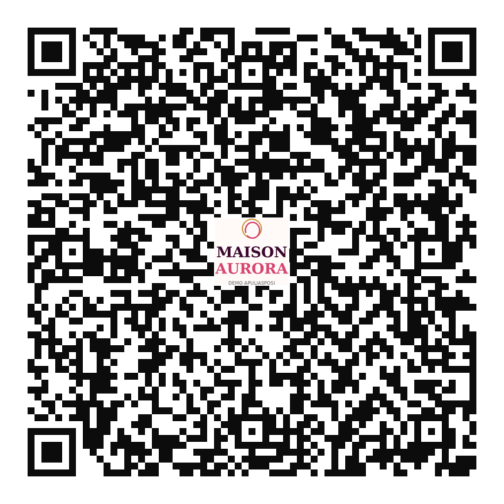 QR demo della Pagina Espositore Maison Aurora